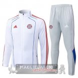 Set Completo Lunga Zip Giacca Bayern Munich 2025 2026 Bianco Rosso Grigio Set Completo Lunga Zip Giacca Bayern Munich 2025 2026 Bianco Rosso Grigio