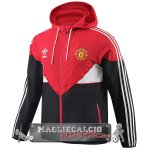 Manchester United Rosso Nero Bianco Giacca A Vento 2023 Manchester United Rosso Nero Bianco Giacca A Vento 2023