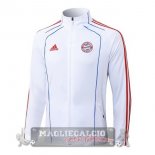 Lunga Zip Giacca Bayern Munich 2025 2026 Bianco Rosso Blu Lunga Zip Giacca Bayern Munich 2025 2026 Bianco Rosso Blu