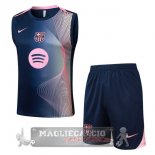 Set Completo Maglia Formazione Senza Maniche Barcelona 2025 2026 Blu Rosa Set Completo Maglia Formazione Senza Maniche Barcelona 2025 2026 Blu Rosa