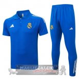 Real Madrid Blu Maglia POLO Set Completo 2025 2026 Real Madrid Blu Maglia POLO Set Completo 2025 2026