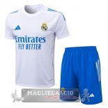 Set Completo Maglia Formazione Real Madrid 2025 2026 Bianco Blu Set Completo Maglia Formazione Real Madrid 2025 2026 Bianco Blu