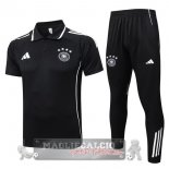 Germania Nero Maglia POLO Set Completo 2025 Germania Nero Maglia POLO Set Completo 2025