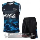 Formazione Sin Mangas Set Completo Napoli 2024 2025 Blu Nero Formazione Sin Mangas Set Completo Napoli 2024 2025 Blu Nero