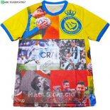 Thailandia speciale Maglia Calcio Portogallo 2025 Giallo Rosso Thailandia speciale Maglia Calcio Portogallo 2025 Giallo Rosso