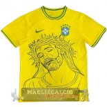 Thailandia Speciale Maglia Brasile 2026 Giallo Verde Thailandia Speciale Maglia Brasile 2026 Giallo Verde