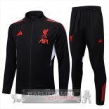 Set Completo Lunga Zip Giacca Liverpool 2025 2026 Nero Rosso Set Completo Lunga Zip Giacca Liverpool 2025 2026 Nero Rosso