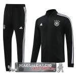 Set Completo Giacca Lunga Zip Germania 2024 Nero Bianco Set Completo Giacca Lunga Zip Germania 2024 Nero Bianco