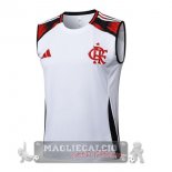 Maglia Flamengo Senza Maniche Formazione 2025 2026 Bianco Rosso Maglia Flamengo Senza Maniche Formazione 2025 2026 Bianco Rosso