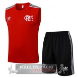 Set Completo Maglia Flamengo Senza Maniche Formazione 2025 2026 Rosso II Nero Set Completo Maglia Flamengo Senza Maniche Formazione 2025 2026 Rosso II Nero