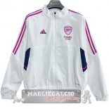 Giacca a vento Arsenal 2025 2026 Bianco Rosa Giacca a vento Arsenal 2025 2026 Bianco Rosa