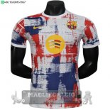 speciale Giocatori Maglia Calcio Barcelona 2025 2026 Bianco Blu speciale Giocatori Maglia Calcio Barcelona 2025 2026 Bianco Blu