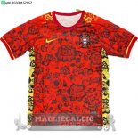 Thailandia speciale Maglia Calcio Portogallo 2025 Rosso Giallo Thailandia speciale Maglia Calcio Portogallo 2025 Rosso Giallo