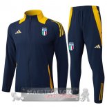 Set Completo Lunga Zip Giacca Italia 2025 Blu Navy Giallo Set Completo Lunga Zip Giacca Italia 2025 Blu Navy Giallo