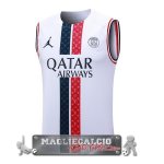 Paris Saint Germain Formazione Senza Manich Maglia Calcio 2023-24 Bianco Rosso Blu Paris Saint Germain Formazione Senza Manich Maglia Calcio 2023-24 Bianco Rosso Blu