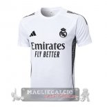Maglia Formazione Real Madrid 2025 2026 Bianco Nero Maglia Formazione Real Madrid 2025 2026 Bianco Nero