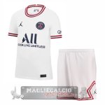 Paris Saint Germain Set completi Bambino Maglia Calcio Cuarta 2021-22 Paris Saint Germain Set completi Bambino Maglia Calcio Cuarta 2021-22