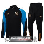 Germania Set Completo Nero I Blu Felpa Da Allenamento 2023 Germania Set Completo Nero I Blu Felpa Da Allenamento 2023