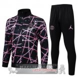 Set Completo Lunga Zip Giacca Paris Saint Germain 2025 2026 Nero Rosa Set Completo Lunga Zip Giacca Paris Saint Germain 2025 2026 Nero Rosa