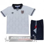 Inghilterra Set Completo Bambino Maglia Home Retro 1990 Inghilterra Set Completo Bambino Maglia Home Retro 1990
