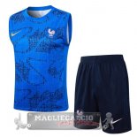 Formazione Senza Maniche Set Completo Francia 2026 Blu Navy Formazione Senza Maniche Set Completo Francia 2026 Blu Navy