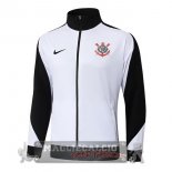 Lunga Zip Giacca Corinthians Paulista 2025 2026 Bianco Nero Lunga Zip Giacca Corinthians Paulista 2025 2026 Bianco Nero