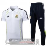 Real Madrid Bianco Verde Nero Maglia POLO Set Completo 2025 2026 Real Madrid Bianco Verde Nero Maglia POLO Set Completo 2025 2026