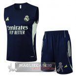 Set Completo Maglia Senza Maniche Formazione Real Madrid 2025 2026 Blu Navy I Verde Set Completo Maglia Senza Maniche Formazione Real Madrid 2025 2026 Blu Navy I Verde