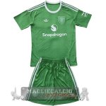 Portiere Set Completo De Bambino Manchester United 2025 2026 Verde Portiere Set Completo De Bambino Manchester United 2025 2026 Verde