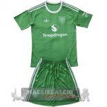 Portiere Set Completo De Bambino Manchester United 2025 2026 Verde Portiere Set Completo De Bambino Manchester United 2025 2026 Verde