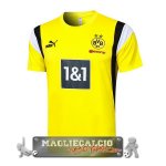 Borussia Dortmund Formazione Maglia Calcio 2023-24 Giallo Nero Bianco Borussia Dortmund Formazione Maglia Calcio 2023-24 Giallo Nero Bianco