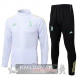 Set Completo Lunga Zip Giacca Juventus 2025 2026 Bianco I Nero Set Completo Lunga Zip Giacca Juventus 2025 2026 Bianco I Nero
