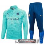 Marseille Insieme Completo Verde Blu Felpa Da Allenamento 2023-24 Marseille Insieme Completo Verde Blu Felpa Da Allenamento 2023-24