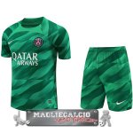 Thailandia Home Maglia Calcio Portiere Set Completo Uomo Paris Saint Germain 2023-24 Verde Thailandia Home Maglia Calcio Portiere Set Completo Uomo Paris Saint Germain 2023-24 Verde
