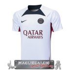 Paris Saint Germain Formazione Maglia Calcio 2023-24 Bianco Rosso Paris Saint Germain Formazione Maglia Calcio 2023-24 Bianco Rosso
