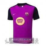 Maglia Formazione Barcelona 2025 2026 Purpureo Blu Maglia Formazione Barcelona 2025 2026 Purpureo Blu