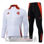 Set Completo Lunga Zip Giacca Internacional 2025 2026 Bianco Nero Set Completo Lunga Zip Giacca Internacional 2025 2026 Bianco Nero