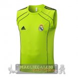 Maglia Formazione Senza Maniche Real Madrid 2025 2026 Verde Maglia Formazione Senza Maniche Real Madrid 2025 2026 Verde