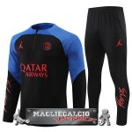 Paris Saint Germain Insieme Giocatori Completo Blu I Nero Felpa Da Allenamento 2022-23 Paris Saint Germain Insieme Giocatori Completo Blu I Nero Felpa Da Allenamento 2022-23