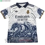 Thailandia speciale Maglia Calcio Real Madrid 2025 2026 Bianco Blu Thailandia speciale Maglia Calcio Real Madrid 2025 2026 Bianco Blu