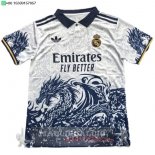 Thailandia speciale Maglia Calcio Real Madrid 2025 2026 Bianco Blu Thailandia speciale Maglia Calcio Real Madrid 2025 2026 Bianco Blu