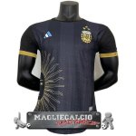 Thailandia Speciale Giocatori Maglia Calcio Argentina 2023 Nero Thailandia Speciale Giocatori Maglia Calcio Argentina 2023 Nero