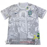 Thailandia Speciale Maglia Brasile 2026 Bianco Grigio Thailandia Speciale Maglia Brasile 2026 Bianco Grigio