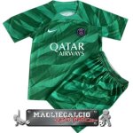 Home Maglia Calcio Portiere Set Completo Uomo Paris Saint Germain 2023-24 Verde Home Maglia Calcio Portiere Set Completo Uomo Paris Saint Germain 2023-24 Verde