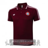Bayern Monaco Borgogna Maglia POLO 2025 2026 Bayern Monaco Borgogna Maglia POLO 2025 2026