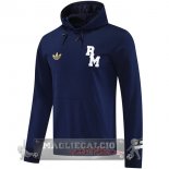 Felpa Cappuccio Real Madrid 2025 2026 Blu Navy Felpa Cappuccio Real Madrid 2025 2026 Blu Navy