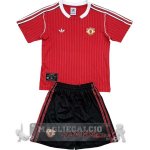 Speciale Set Completo De Bambino Manchester United 2025 2026 Rosso Nero Speciale Set Completo De Bambino Manchester United 2025 2026 Rosso Nero