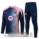 Set Completo Felpa Allenamento Formazione Barcelona 2025 2026 Blu Navy I Rosa Set Completo Felpa Allenamento Formazione Barcelona 2025 2026 Blu Navy I Rosa