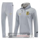 Giacca Set Completo Felpa Cappuccio Manchester United 2025 2026 Grigio Giacca Set Completo Felpa Cappuccio Manchester United 2025 2026 Grigio