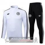 Set Completo Felpa Allenamento Formazione Germania 2025 Bianco Nero Set Completo Felpa Allenamento Formazione Germania 2025 Bianco Nero